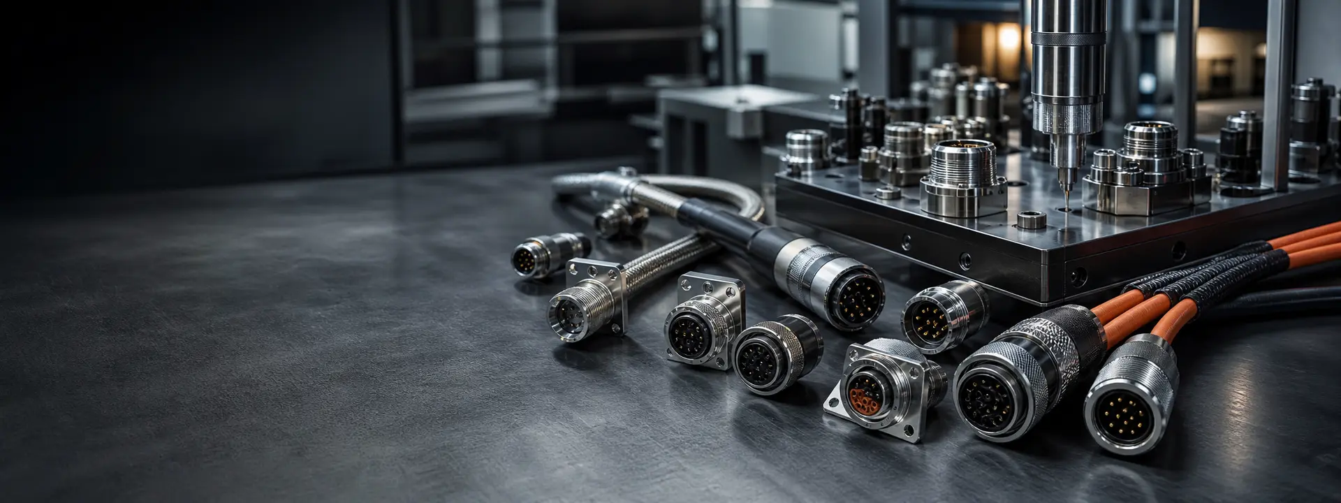 Precision circular connectors and cable assemblies