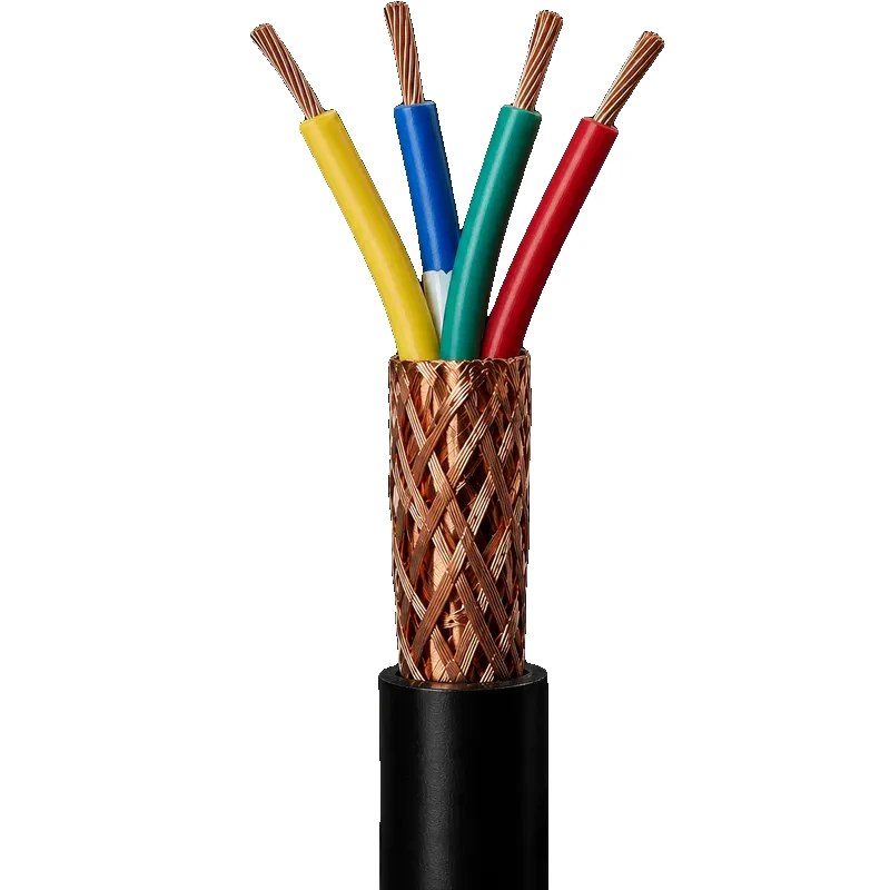 Copper Conductor PVC Insulated PVC Sheathed Shielded Flexible Wire