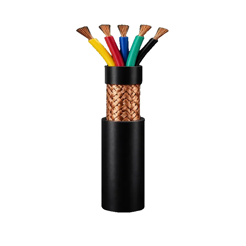 Copper Conductor PVC Insulated PVC Sheathed Shielded Flexible Wire view 2