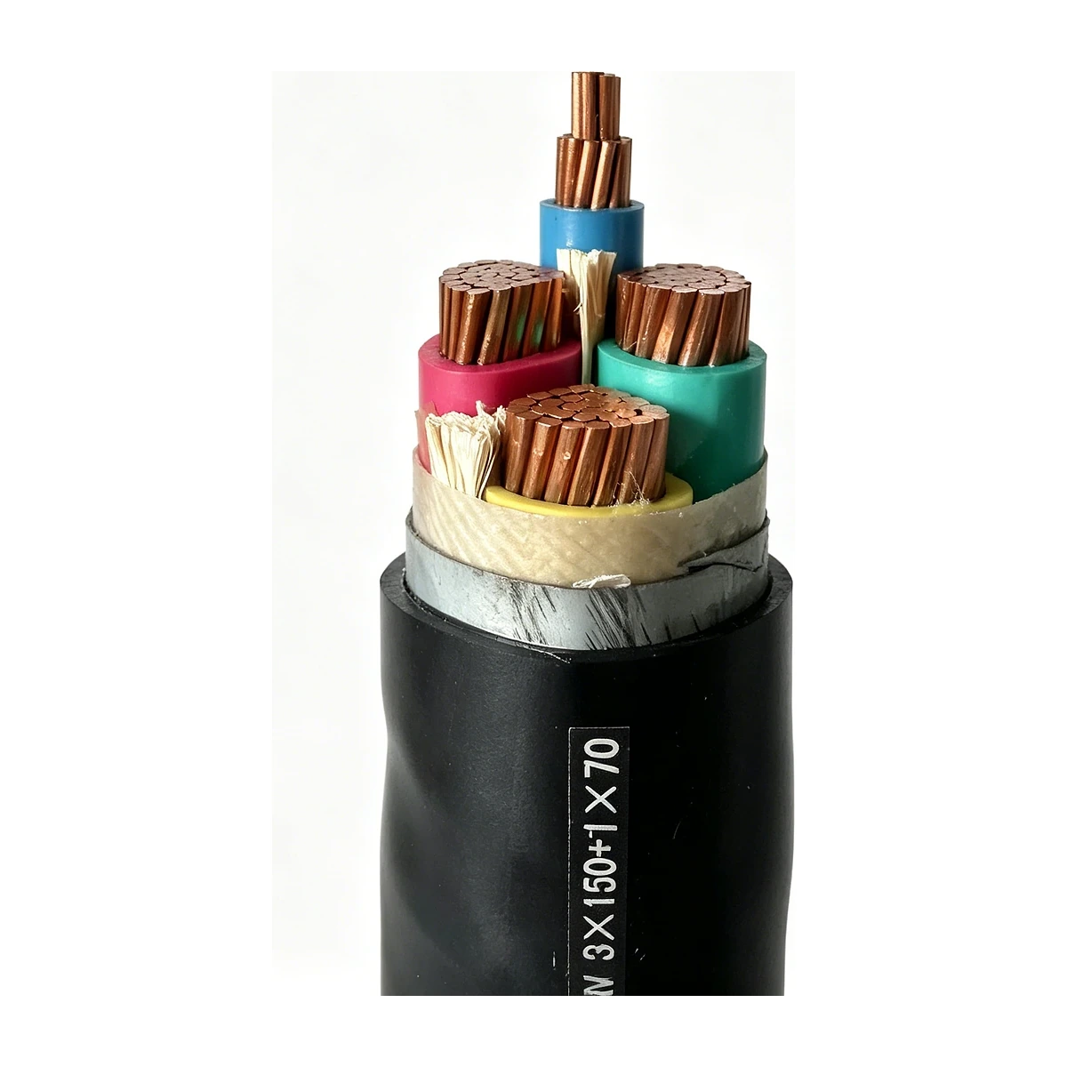 Low Smoke Halogen-Free Flame-Retardant XLPE Insulated Polyolefin Sheathed Power Cable (3.6/6-26/35kV)