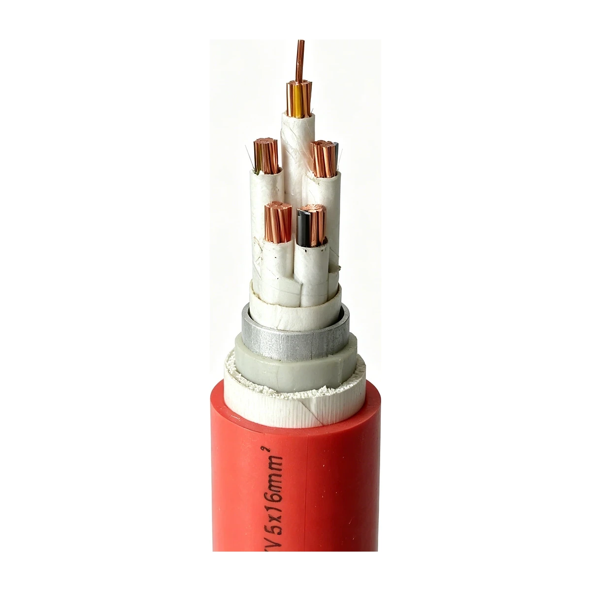Fire-Resistant Low Smoke Halogen-Free Flame-Retardant XLPE Insulated Polyolefin Sheathed Power Cable (0.6/1kV)