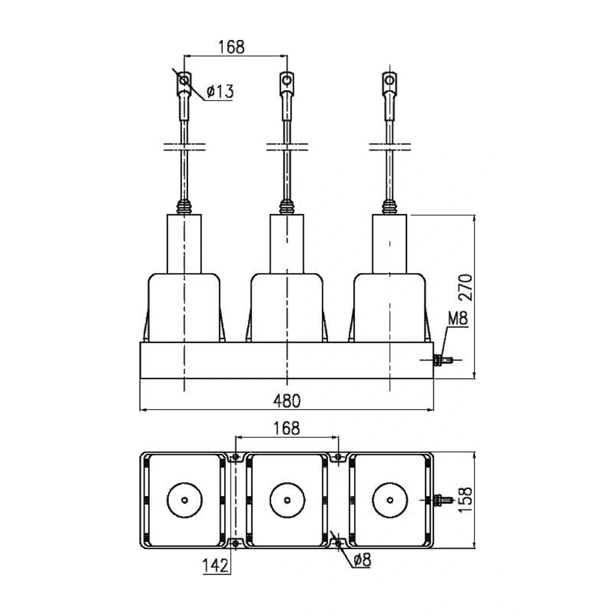 ZR Series RC Absorber / Surge Suppressor (Substation General Type B) view 2