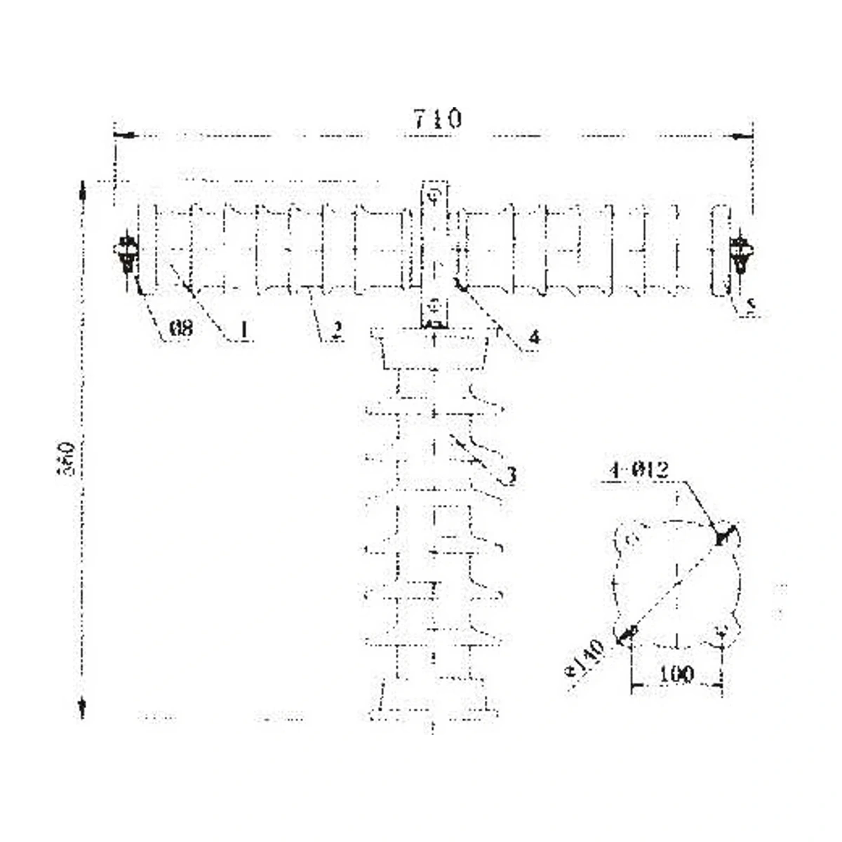 Outdoor High-voltage Current-limiting Fuse view 2