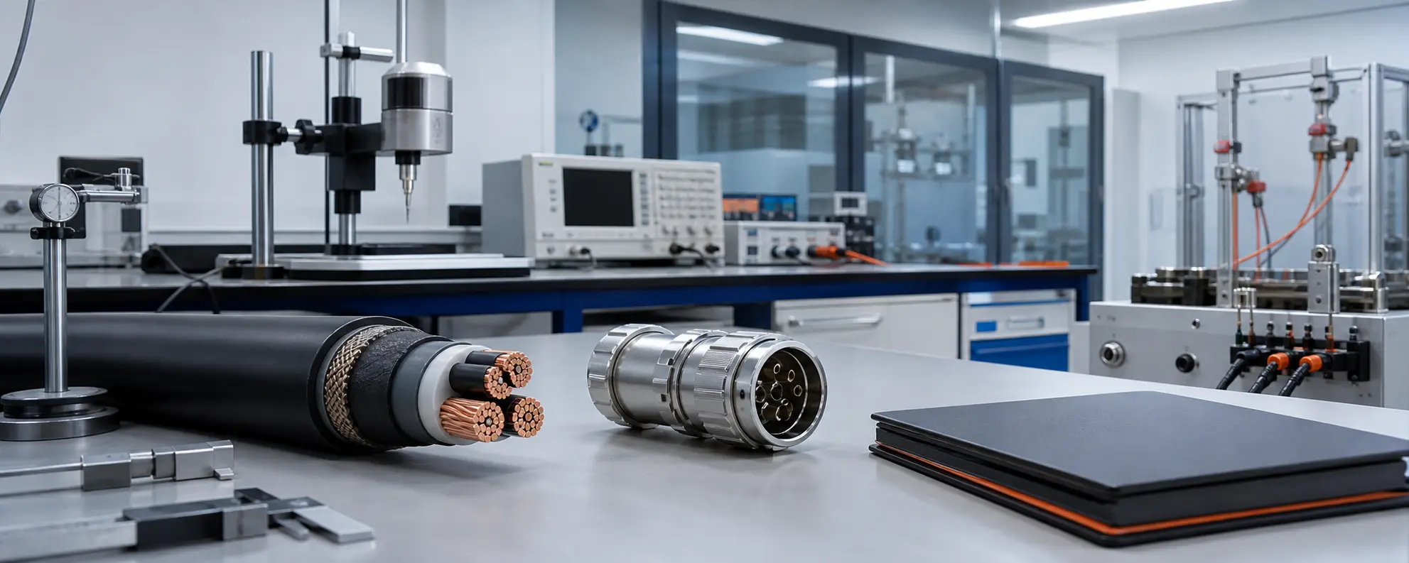 Cable and connector testing laboratory