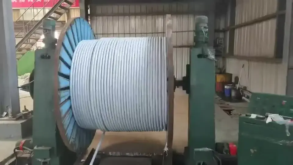 Cable winding and reel handling