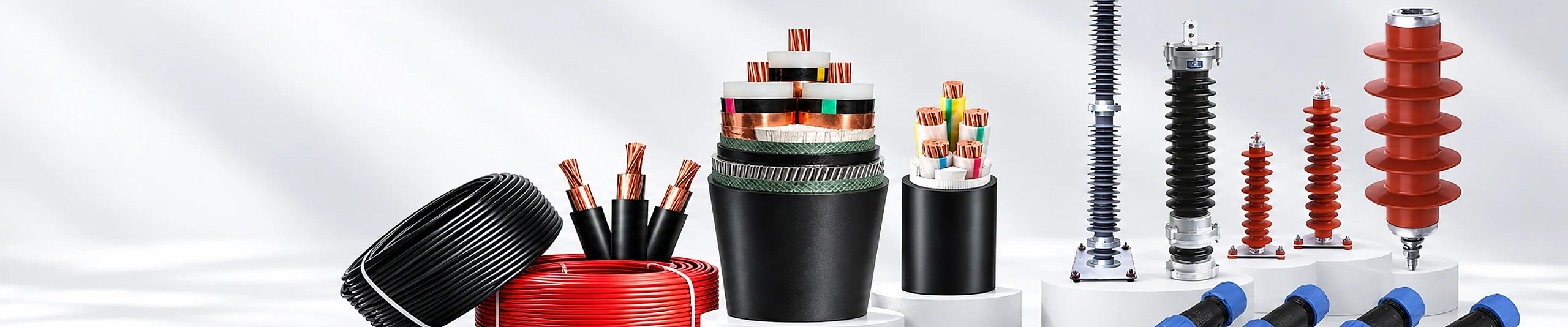 STAECORE power cable, zinc oxide surge arrester and waterproof connector range
